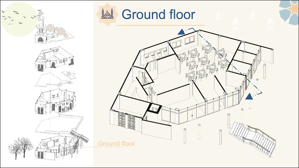 Interior render ground floor